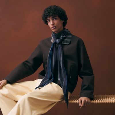 Men's silk scarves and cashmere stoles | Hermès Mainland China